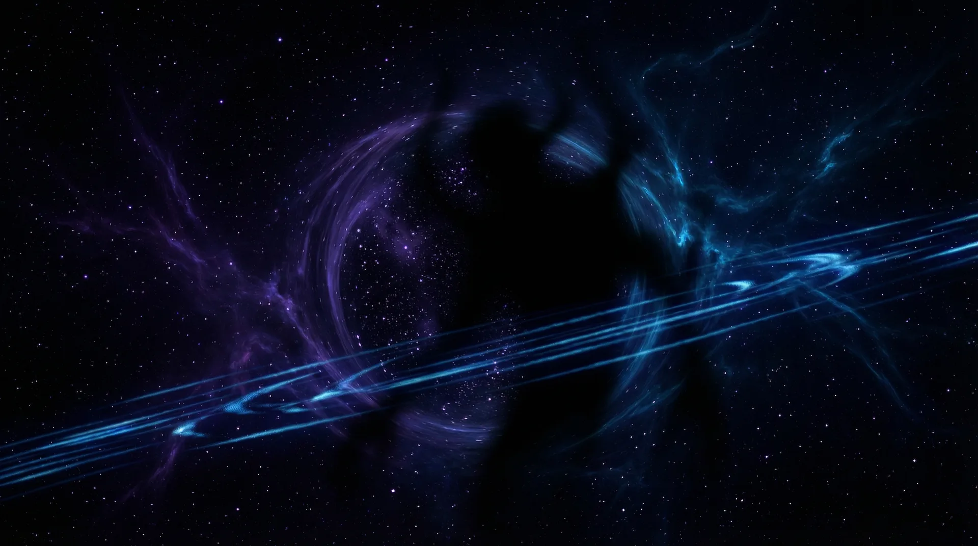 黑暗森林深空背景